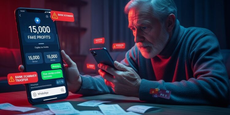 Arnaque Crypto : Un Retraité Perd 130 000 € sur WhatsApp - Viral Mag Découvrez comment un ingénieur retraité a été dépouillé de 130 000 € par une fausse application de trading crypto promue sur WhatsApp Méthodes des escrocs pièges classiques et conseils concrets pour ne plus jamais tomber dans le panneau Viral Mag