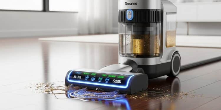 Découvrez laspirateur laveur Dreame H12S en promotion à 149€ au lieu de 249€ sur Amazon Polyvalent intelligent et sans fil il aspire et lave en un passage pour un gain de temps incroyable au quotidien   Viral Mag