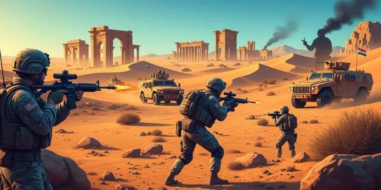 Attaque Meurtrière En Syrie : Trois Américains Tués Par L’EI À Palmyre - Viral Mag Deux soldats et un interprète américains ont été tués dans une embuscade de lÉtat islamique à Palmyre Trump promet une riposte ferme alors que la coopération syro américaine est mise à lépreuve Viral Mag