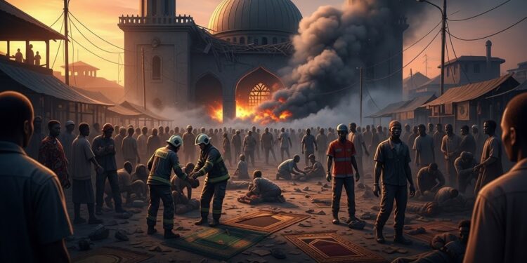 Une explosion dans une mosquée de Maiduguri au Nigeria a fait plusieurs morts et blessés La police soupçonne un attentat suicide Découvrez les détails de cet acte tragique dans le nord est du pays   Viral Mag