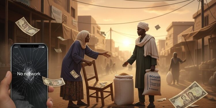 Depuis deux ans de guerre le Soudan vit sans billets ni banque Les habitants troquent chaises contre farine et vivent à crédit Une économie de survie face à leffondrement total du système monétaire   Viral Mag