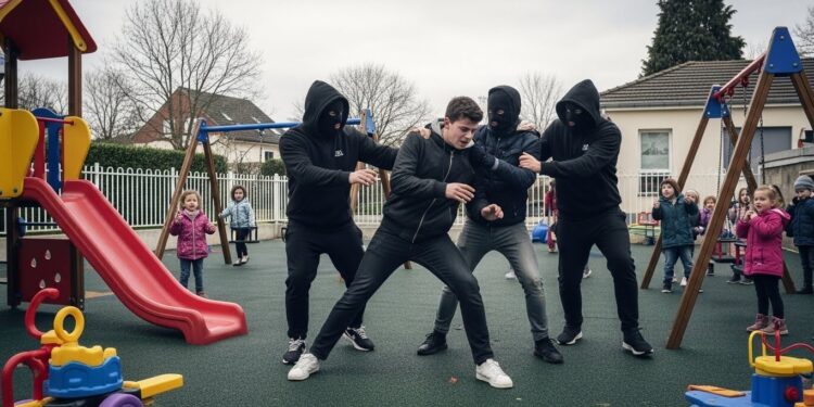 Bagarre de Dealers dans une Maternelle : l’Insécurité Explose à Nanterre - Viral Mag Des dealers encagoulés ont violemment agressé un jeune dans la cour dune école maternelle de Nanterre devant des enfants terrifiés Retour sur un faits divers choquant qui révèle lampleur du trafic de drogue en banlieue Viral Mag