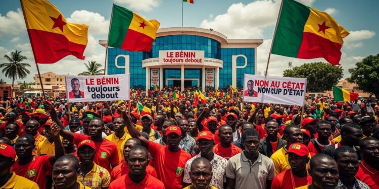 Bénin : Mobilisation Massive Contre une Tentative de Coup d’État - Viral Mag Découvrez comment des centaines de militants ont dénoncé la tentative de putsch au Bénin et réaffirmé leur soutien indéfectible au président Patrice Talon face à cette menace contre la démocratie Viral Mag