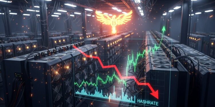 Découvrez pourquoi la chute de 4 du hashrate Bitcoin pourrait annoncer un rebond majeur du prix Analyse approfondie des signaux on chain des mineurs et des achats corporatifs   Viral Mag