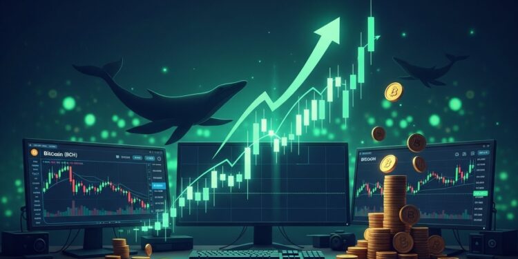 Découvrez pourquoi le Bitcoin Cash BCH grimpe de plus de 7 avec un pattern double bottom géant sur le graphique hebdomadaire Les whales accumulent  un breakout explosif est il imminent  Analyse complète   Viral Mag