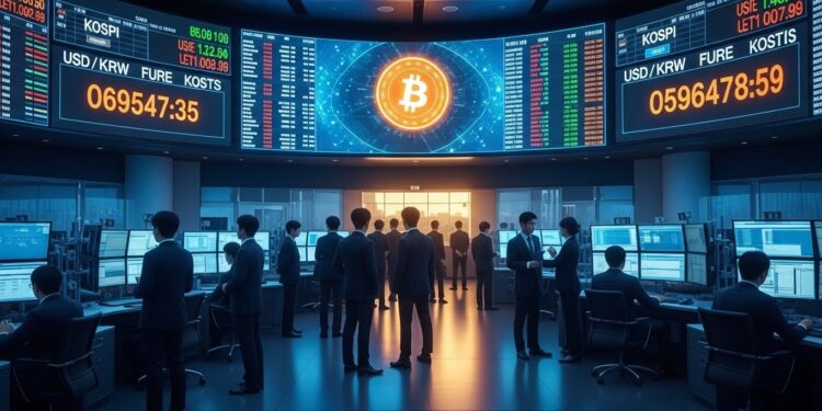 Bitcoin Entre dans la Salle des Marchés de Woori Bank - Viral Mag Découvrez pourquoi Woori Bank affiche désormais le cours du Bitcoin en temps réel à Séoul aux côtés des devises et actions Un tournant majeur pour la finance coréenne face à la crypto Viral Mag