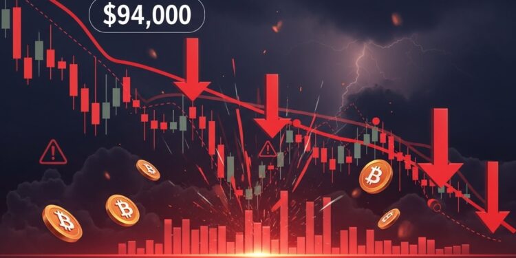 Bitcoin Risque une Correction Plus Profonde Après l’Échec à 94 000 $ - Viral Mag Le Bitcoin échoue à reconquérir les 94 000 $ et glisse sous des niveaux clés augmentant le risque dune correction plus marquée Analyse technique détaillée et perspectives pour les prochains jours Viral Mag