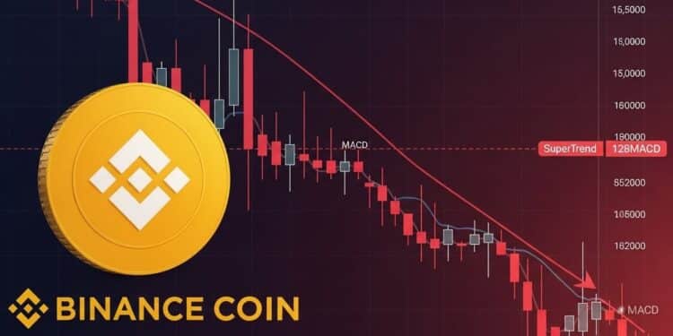 Le prix du BNB approche une ligne de support cruciale avec des signaux baissiers Une cassure pourrait entraîner une chute de 15 Analyse détaillée des risques et opportunités pour décembre 2025   Viral Mag