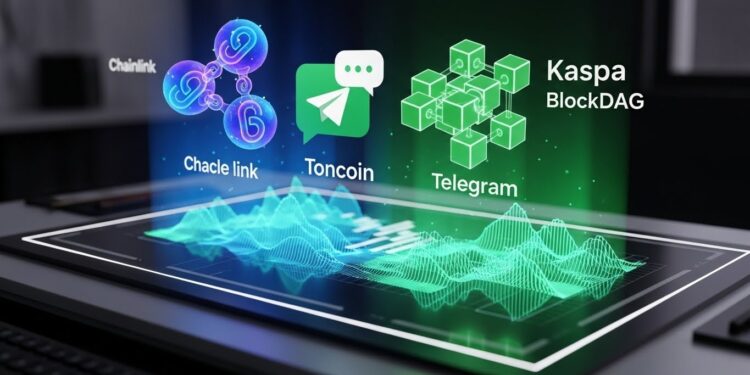 Bot IA Sélectionne Chainlink, Toncoin Et Kaspa En Pleine Reprise - Viral Mag Découvrez comment un bot de trading IA met en lumière Chainlink Toncoin et Kaspa comme opportunités phares lors de la reprise du marché crypto Analyse des tendances et perspectives de croissance Viral Mag