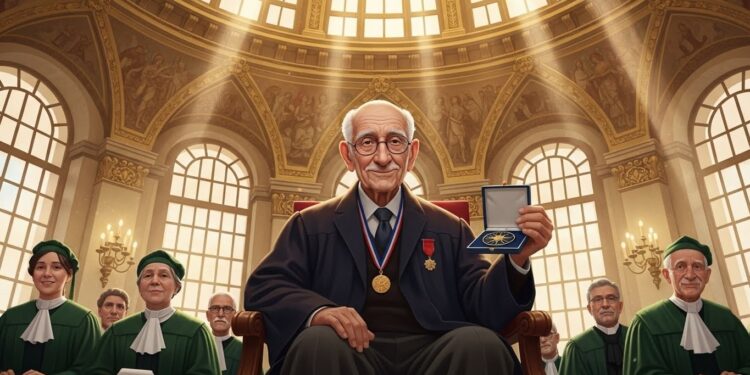 Boualem Sansal Honoré par l’Académie Française - Viral Mag Lécrivain franco algérien Boualem Sansal libéré après presque un an de détention reçoit le prestigieux prix Cino del Duca sous la Coupole Un hommage vibrant à son courage et à sa plume Viral Mag