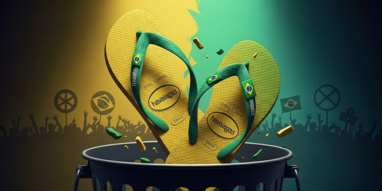Découvrez pourquoi la célèbre marque de tongs Havaianas est au cœur dun appel au boycott lancé par la droite brésilienne après une publicité jugée anti conservatrice Une controverse qui révèle les tensions politiques à lapproche des élections   Viral Mag