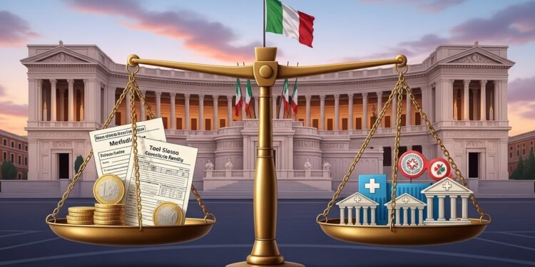Budget 2026 Italie : Baisses d’Impôts et Taxes sur Banques - Viral Mag Découvrez le budget 2026 de lItalie approuvé par le Parlement allégements fiscaux pour les classes moyennes contribution accrue des banques renforcement de la santé et ajustements sur les retraites Un équilibre délicat dans un contexte complexe Viral Mag