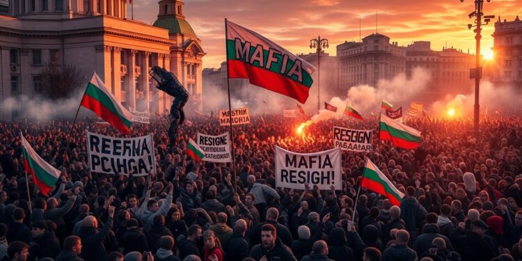 Des dizaines de milliers de Bulgares manifestent à Sofia contre un projet de budget accusé de renforcer la corruption Violences appels à la démission et entrée imminente dans la zone euro  la crise sintensifie   Viral Mag