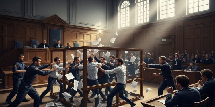 Une audience pour lassassinat de Mansour à Gentilly dégénère violemment  un accusé craque désigne le tireur et une rixe générale éclate jusquau hall du tribunal Huis clos décrété   Viral Mag