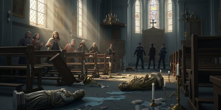 Chaos Dans Églises 93 : Clandestin Ivoirien Expulsé - Viral Mag Découvrez lhistoire choc dun clandestin ivoirien qui a semé la panique dans deux églises de Seine Saint Denis avant son expulsion vers Abidjan Dégradations menaces et renvoi effectif Viral Mag