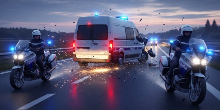 Jeudi 25 décembre 2025 sur la RN57 près dÉpinal un automobiliste a violemment percuté deux motards de la gendarmerie lors dun refus dobtempérer Blessures graves enquête pour tentative de meurtre ouverte fuyard recherché   Viral Mag