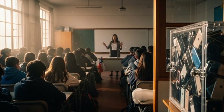 Le Parlement chilien vient dapprouver linterdiction totale des téléphones portables dans les écoles primaires et secondaires Une mesure forte pour protéger concentration et santé mentale des élèves Décryptage complet   Viral Mag