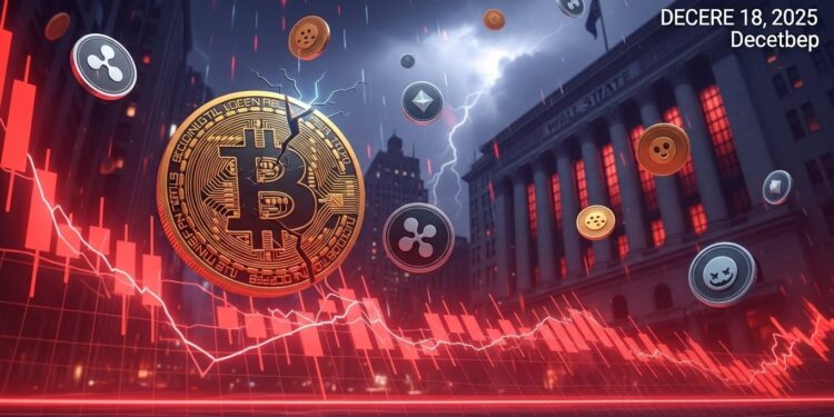 Chute des Cryptos le 18 Décembre : BTC, XRP et DOGE en Baise - Viral Mag Découvrez pourquoi Bitcoin XRP Dogecoin et les memecoins plongent ce 18 décembre 2025 Analyse complète du marché crypto impacté par Wall Street avec perspectives et données clés Viral Mag