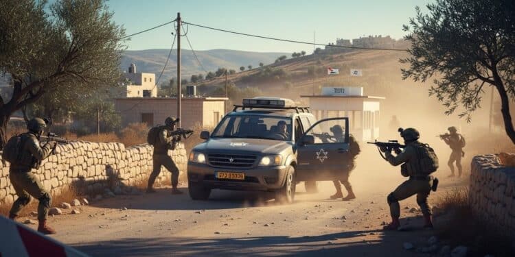Cisjordanie : Un Jeune Palestinien Abattu Lors d’une Tentative de Percussion Véhiculaire - Viral Mag En Cisjordanie occupée larmée israélienne a neutralisé un homme de 20 ans accusé de tenter de renverser des soldats Trois autres blessés signalés par les sources palestiniennes dans cet incident tendu Viral Mag