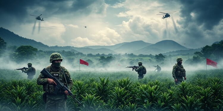 Colombie : L’ELN Impose un Confinement Face aux Menaces de Trump - Viral Mag Découvrez comment la guérilla ELN en Colombie réagit aux déclarations belliqueuses de Donald Trump en imposant un confinement armé dans ses zones dinfluence Tensions internationales et enjeux explosifs Viral Mag