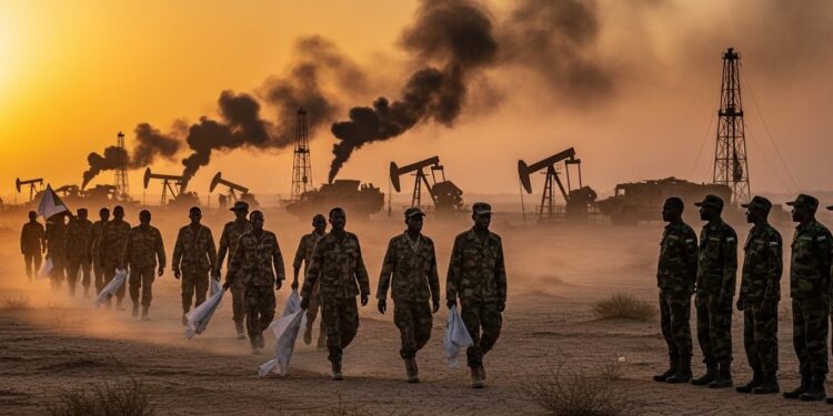 Conflit Soudanais : Heglig Tombe, l’Or Noir Change de Mains - Viral Mag Découvrez comment la prise du plus grand champ pétrolier soudanais par les paramilitaires FSR marque un tournant décisif dans la guerre qui ravage le pays depuis deux ans et demi Viral Mag