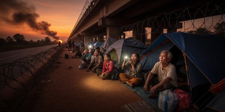 Conflit Thaïlande-Cambodge : La Lassitude Infinie des Civils - Viral Mag Découvrez le quotidien bouleversant des familles chassées par les combats à la frontière Thaïlande Cambodge Témoignages poignants dune guerre qui nen finit pas de reprendre Viral Mag