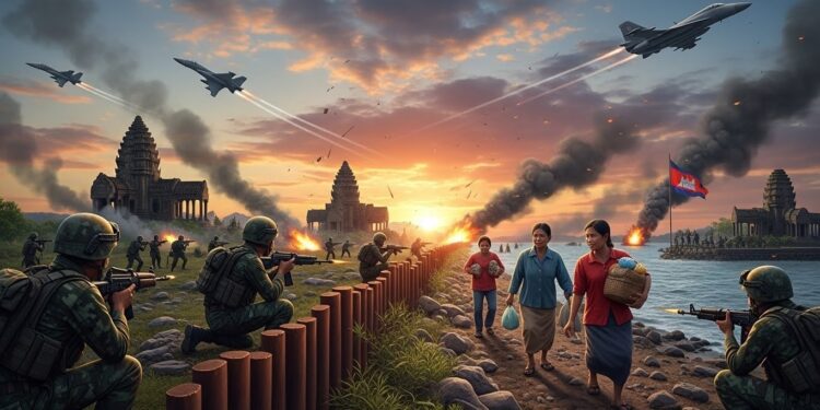 Conflit Thaïlande-Cambodge : Les Combats Persistent Malgré Trump - Viral Mag La Thaïlande poursuit ses opérations militaires contre le Cambodge malgré lannonce dun cessez le feu par Donald Trump Affrontements frontaliers évacuations massives et tensions historiques expliquées en détail Viral Mag