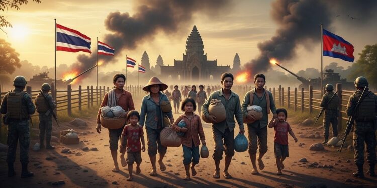 Le conflit frontalier entre Thaïlande et Cambodge sintensifie provoquant le déplacement de plus dun demi million de personnes Bilan humain lourd et efforts diplomatiques en cours pour une trêve   Viral Mag