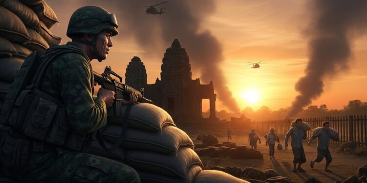 Conflit Thaïlande-Cambodge : Un Soldat Tué à la Frontière - Viral Mag De nouveaux affrontements armés ont éclaté à la frontière thaïlando cambodgienne Un soldat thaïlandais tué quatre blessés évacuations massives et accusations croisées la tension remonte brutalement Viral Mag