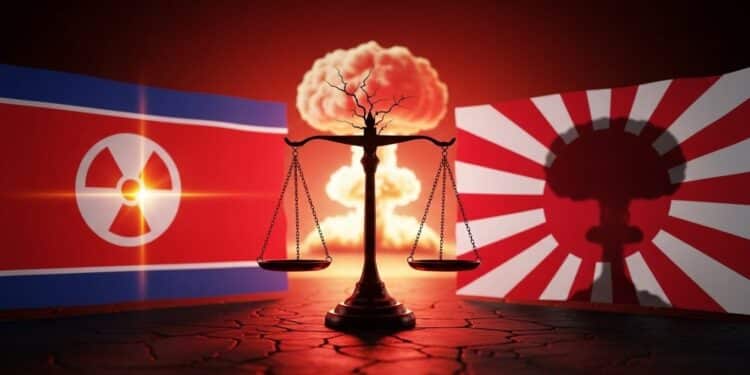 Découvrez la réaction virulente de Pyongyang face à des propos suggérant que le Japon devrait posséder des armes nucléaires Une escalade verbale qui ravive les tensions en Asie   Viral Mag