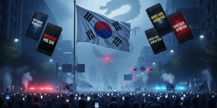 Corée du Sud : Loi Martiale Ratée et Vague de Désinformation Anti-Chine - Viral Mag Après la tentative avortée de loi martiale de Yoon Suk Yeol la Corée du Sud sombre dans une crise où les rumeurs anti chinoises pullulent Espions drapeaux truqués fraudes électorales décryptage complet Viral Mag