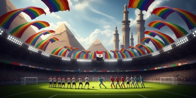 Coupe du Monde 2026: Le Pride Match en Pays Hostiles - Viral Mag Découvrez le scandale du Pride Match de la FIFA pour la Coupe du Monde 2026 attribué à lÉgypte et lIran où lhomosexualité est punie sévèrement Une ironie qui interroge linclusivité du football mondial Viral Mag