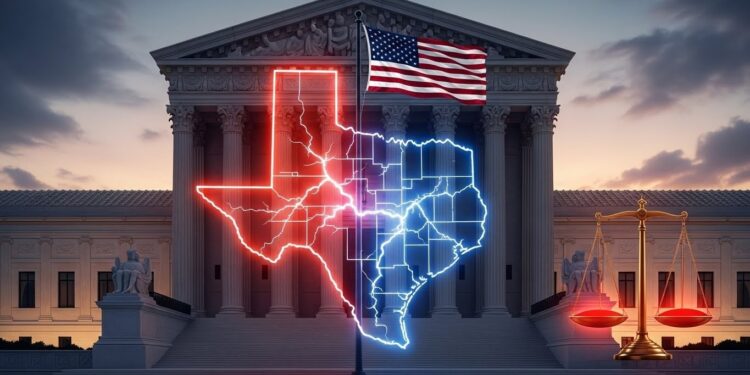 Cour Suprême Valide la Carte Électorale du Texas : Victoire pour Trump - Viral Mag La Cour suprême autorise le Texas à utiliser une nouvelle carte électorale favorable aux républicains pour 2026 Retour sur une décision explosive qui ravive le débat sur le gerrymandering racial et partisan Viral Mag