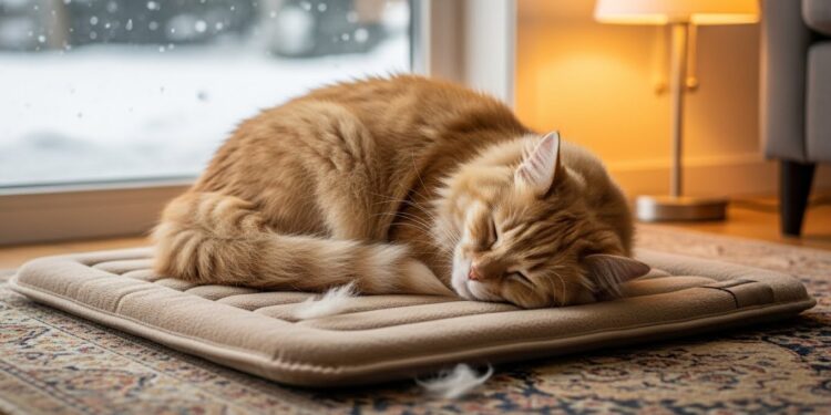 Découvrez le coussin auto chauffant idéal pour garder votre chat au chaud cet hiver En promotion sur Amazon ce tapis thermique sans électricité est parfait pour les félins frileux Profitez de loffre    Viral Mag