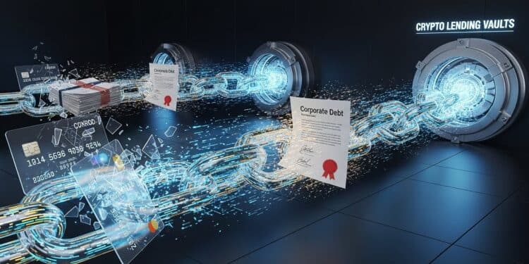 Le crédit privé tokenisé envahit les protocoles DeFi comme collatéral Mais derrière les promesses de rendement se cache un risque systémique majeur qui pourrait contaminer tout lécosystème crypto Explication complète   Viral Mag