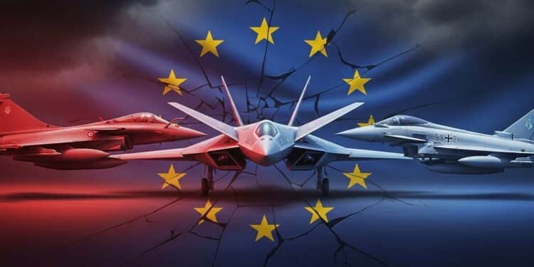 Crise Majeure dans le Programme SCAF Européen - Viral Mag Le puissant syndicat allemand IG Metall déclare ne plus faire confiance à Dassault dans le projet davion de combat SCAF Tensions franco allemandes au plus haut avant une réunion décisive Viral Mag