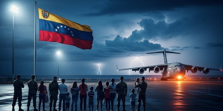 Tensions extrêmes entre Washington et Caracas  un nouvel avion de 172 Vénézuéliens expulsés atterrit malgré la fermeture de lespace aérien Trump Maduro narcotrafic et pétrole au cœur dune crise explosive   Viral Mag