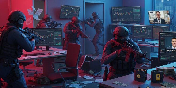 Découvrez comment les autorités européennes ont démantelé un vaste réseau de fraude crypto qui a blanchi plus de 700 millions deuros via de faux sites et des deepfakes Une opération choc qui révèle les dangers du scam en ligne   Viral Mag