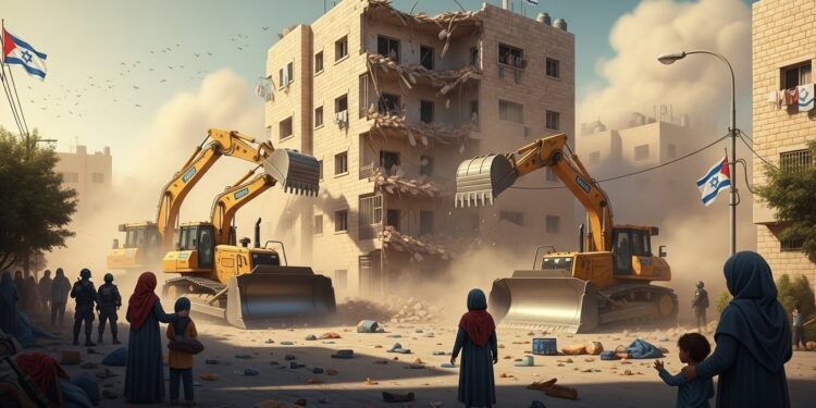 À Jérusalem Est une vaste démolition dimmeuble laisse des familles palestiniennes sans abri Entre ordres judiciaires et accusations de déplacements forcés découvrez les enjeux dun conflit qui sintensifie   Viral Mag