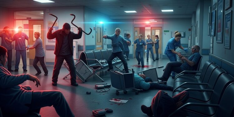 Un jeune homme dorigine afghane a semé la panique dans un hôpital britannique en attaquant plusieurs personnes avec une barre métallique après un refus de rendez vous Témoignages choc et blessures graves  découvrez les détails de cet incident terrifiant   Viral Mag