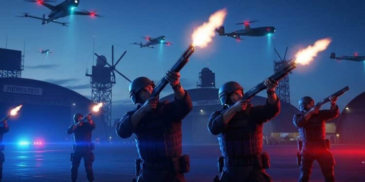 Drones au-dessus des Bases Militaires : la France Inquiète - Viral Mag Des drones ont survolé la base ultra sensible de Creil et lÎle Longue fin novembre Larmée confirme mais refuse tout lien avec Moscou pour linstant Que se passe t il vraiment dans notre ciel Viral Mag