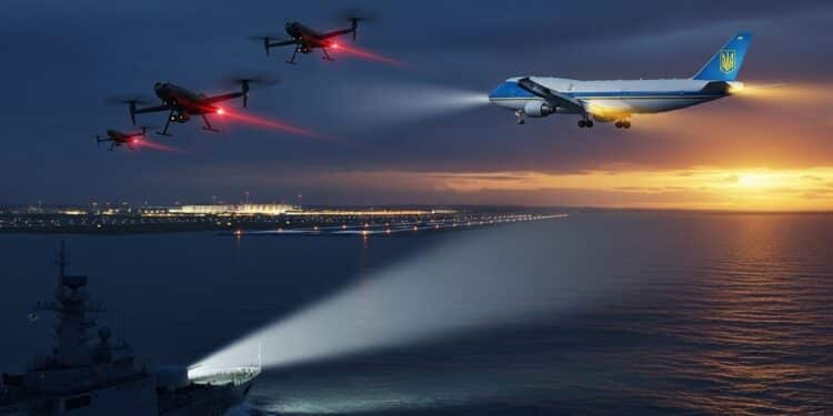 Des drones non identifiés ont survolé la zone interdite au moment où lavion de Volodymyr Zelensky atterrissait à Dublin Enquête en cours Conseil de sécurité convoqué  que sest il vraiment passé dans le ciel irlandais    Viral Mag