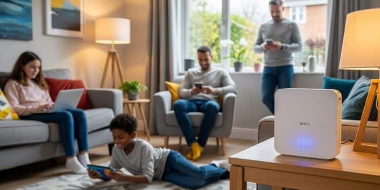 EE Révolutionne le Wi-Fi 7 pour Tous ses Abonnés Fibre au Royaume-Uni - Viral Mag Découvrez comment EE rend le Wi Fi 7 standard sur tous ses forfaits fibre éliminant les zones mortes et boostant la connectivité domestique pour une expérience fluide et rapide Viral Mag