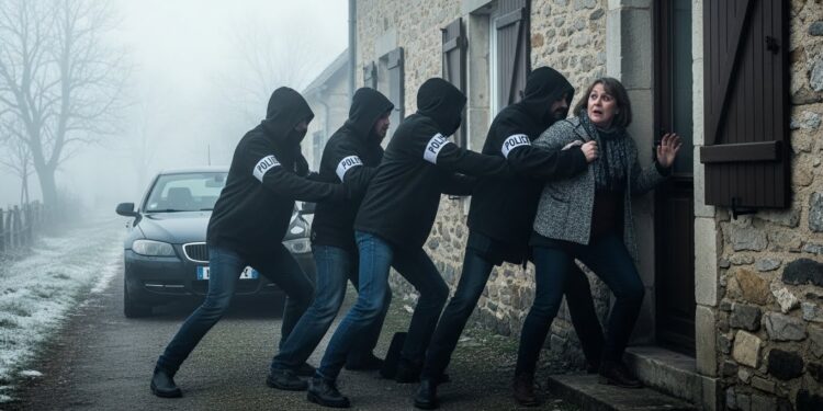 Enlèvement Terrifiant à Ternuay : Faux Policiers Cagoulés en Action - Viral Mag Découvrez le cauchemar vécu par une femme de 57 ans à Ternuay Haute Saône enlevée par des faux policiers cagoulés cherchant son compagnon frappée et volée Les ravisseurs toujours en fuite Viral Mag