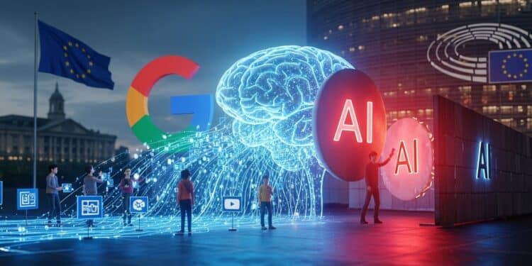 Enquête UE sur Google : Abus en IA ? - Viral Mag Découvrez lenquête de Bruxelles sur Google et lutilisation des données pour lIA Position dominante contenus YouTube et concurrence les enjeux explosifs pour les créateurs et éditeurs Viral Mag