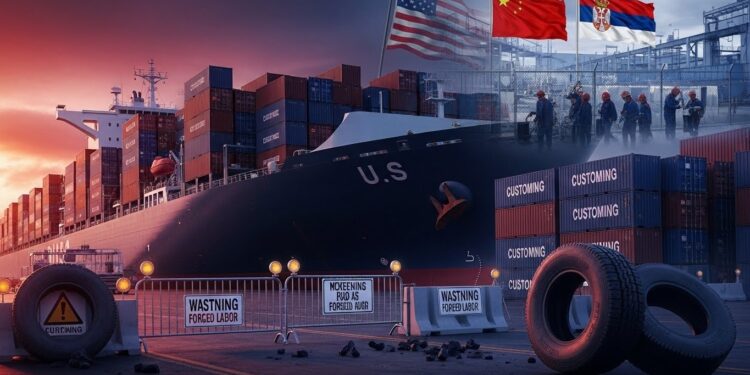 Les États Unis suspendent les importations de pneus produits en Serbie par une entreprise chinoise accusée de travail forcé Découvrez les détails choquants de cette affaire et ses implications internationales   Viral Mag