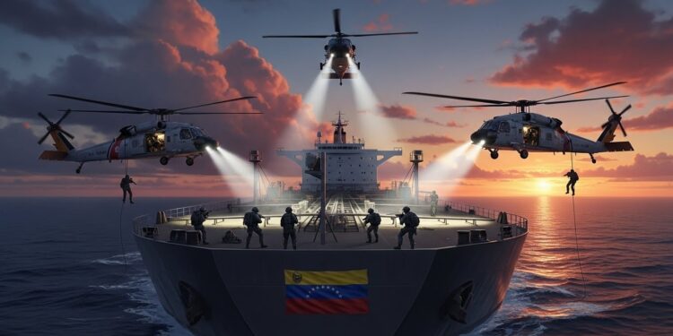 États-Unis Saisissent Pétrolier Vénézuélien - Viral Mag Les États Unis intensifient leur pression sur le Venezuela avec la saisie dun nouveau pétrolier dans le cadre dun blocus naval visant à stopper le commerce de pétrole sous sanctions Tensions et risques descalade Viral Mag