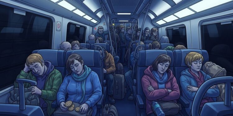 Eurostar Bloqué : Nuit Chaotique Sans Champagne Avant Le Réveillon - Viral Mag Découvrez les témoignages poignants des passagers Eurostar coincés près de 12 heures dans le train à cause dincidents techniques juste avant le Nouvel An Une nuit de galère inoubliable Viral Mag