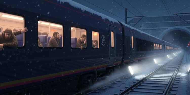 Découvrez les témoignages poignants de passagers coincés près de 12 heures dans lEurostar à cause de pannes techniques Retards stress et galères juste avant le Nouvel An   Viral Mag