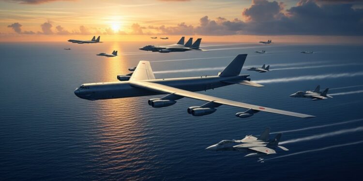 Exercices Aériens USA-Japon : Réponse Ferme aux Patrouilles Sino-Russes - Viral Mag Découvrez comment États Unis et Japon renforcent leur alliance face aux patrouilles conjointes Chine Russie et aux incidents radars en mer de Chine orientale Viral Mag